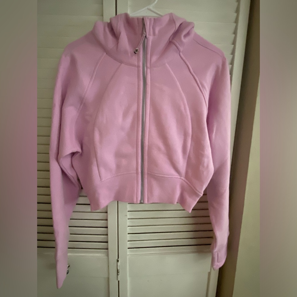 New Lululemon scuba Full Zip Cropped hoodie size 8
